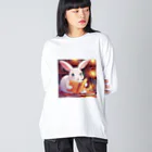 hono想(そう)イタグレ日記の本を読んで魔法を勉強中なのだ Big Long Sleeve T-Shirt