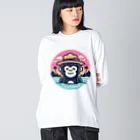 Omiya_ JAP_038のRCW_Gorilla_California Big Long Sleeve T-Shirt