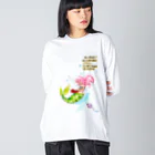 yuritomeのマーメイド_ユリ作品3 Big Long Sleeve T-Shirt