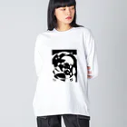 Raitaaa-Reeの黒色世界 ビッグシルエットロングスリーブTシャツ