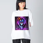 モノモノクローゼットのオーラライオン Big Long Sleeve T-Shirt