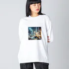 太陽の手の水の妖精 Big Long Sleeve T-Shirt