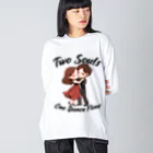 Stylo Tee Shopの二人で踊り Big Long Sleeve T-Shirt