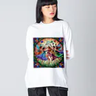 かるるんショップの妖精の舞シリーズ　祝福 Big Long Sleeve T-Shirt