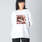 Chimetimeの桜と子猫 Big Long Sleeve T-Shirt