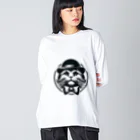 アニマルアーティファクトのジェントルねこ Big Long Sleeve T-Shirt