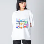 パキュラSHOPのカラフルなサイエンス Big Long Sleeve T-Shirt