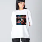 AQUAMETAVERSEの灯籠　なでしこ1478 Big Long Sleeve T-Shirt