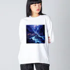 AQUAMETAVERSEの夜景　なでしこ1478 Big Long Sleeve T-Shirt