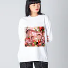 ぶーたんのいちごの夢幻 Big Long Sleeve T-Shirt