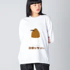 Mrs.Bean/ミセスビーンのコロッケ/キングペンギン雛 ビッグシルエットロングスリーブTシャツ