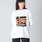 kiko505のマカロン Big Long Sleeve T-Shirt