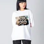 NaROOMのNo Big Wordっていうワードだけでも覚えて帰ってください🤭🤍 Big Long Sleeve T-Shirt