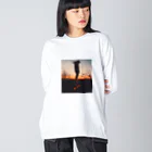 kiko505のお宝探しの旅中 ビッグシルエットロングスリーブTシャツ