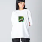 nagisa_riumanの冒険パンダ Big Long Sleeve T-Shirt