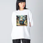 AI妖怪大図鑑のトースター妖怪　こげちん Big Long Sleeve T-Shirt