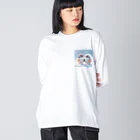 yukiwa60の幸せになります❣️❤️ ビッグシルエットロングスリーブTシャツ