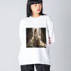 AQUAMETAVERSEのウエデｲングドレス　なでしこ1478 Big Long Sleeve T-Shirt