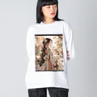 AQUAMETAVERSEの東洋のお姫様　なでしこ1478 Big Long Sleeve T-Shirt