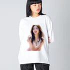 yumi889kiteの夏の陽光を浴びて Big Long Sleeve T-Shirt