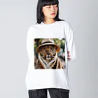 たかばきの麦わらのヒョーさん Big Long Sleeve T-Shirt