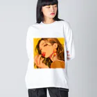 AQUAMETAVERSEの太陽の中のチェリーフレーバー Marsa 106 Big Long Sleeve T-Shirt