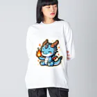 scarlet358のドラゴンくん Big Long Sleeve T-Shirt