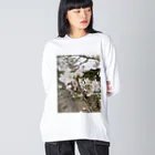 tksの春の顔サクラ Big Long Sleeve T-Shirt