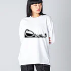 Our.s SUZURI店のスラッシュロゴ Big Long Sleeve T-Shirt