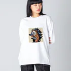 yokoana_zakkaのツクツク ビッグシルエットロングスリーブTシャツ