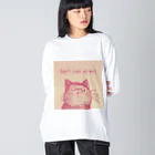 らうんじのコッチミンナネコ ビッグシルエットロングスリーブTシャツ