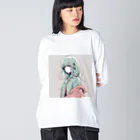 もやしのお店屋さんのチョコミントレディ Big Long Sleeve T-Shirt