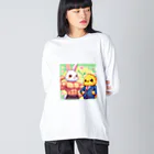 jyabajyaの親愛なる君と僕‐ダサカワVer. Big Long Sleeve T-Shirt