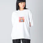 xsayaxの不思議の国のアリス少女 ビッグシルエットロングスリーブTシャツ