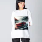 DRIFT CARSのドリフト　180sx ビッグシルエットロングスリーブTシャツ