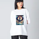 未知なる物の召喚獣 Big Long Sleeve T-Shirt