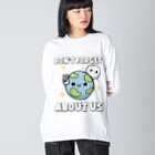 Stylo Tee Shopの地球と月を忘れないで Big Long Sleeve T-Shirt