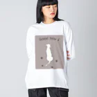 clarice-designのgood-dog ビッグシルエットロングスリーブTシャツ