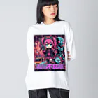 Meat-king.comの電脳不良娘 Big Long Sleeve T-Shirt