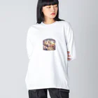 Jindyblogの働いたら負け（裏と表） Big Long Sleeve T-Shirt