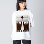 aira_s0129のワンポイント Big Long Sleeve T-Shirt