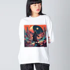 かるるんショップの旅人、今日も明日も明後日も？ Big Long Sleeve T-Shirt