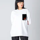 カメリア ヴィンテージの彼岸花 Big Long Sleeve T-Shirt