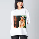 halpeeのgirl１ Big Long Sleeve T-Shirt