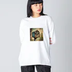 AI妖怪大図鑑のポスト妖怪　メルキッタ Big Long Sleeve T-Shirt