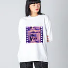 winwin6126の読書フィルム！ ビッグシルエットロングスリーブTシャツ