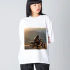 the blue seasonの山頂の黄昏時 Big Long Sleeve T-Shirt