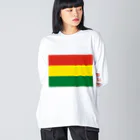 お絵かき屋さんのボリビアの国旗 Big Long Sleeve T-Shirt