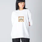 michanのティアラとはな2 Big Long Sleeve T-Shirt