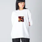 又吉のど怒り官兵衛 Big Long Sleeve T-Shirt